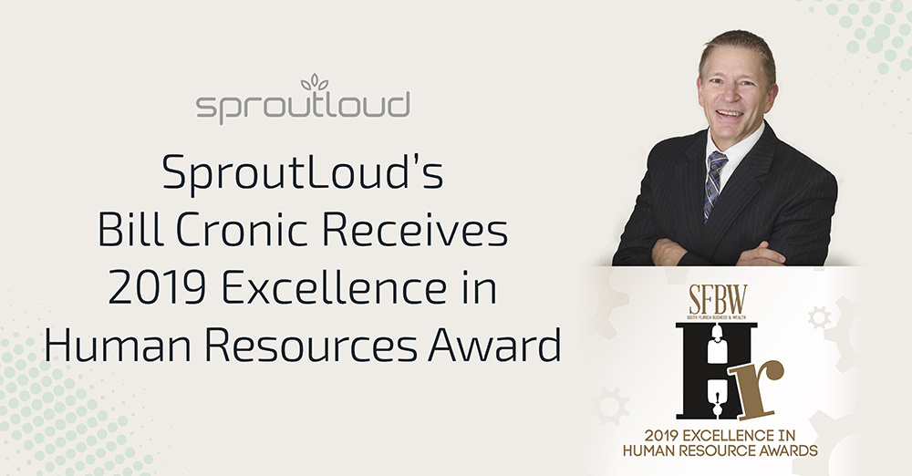 SproutLoud's Bill Cronic Receives Excellence in HR Award