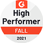 SproutLoud - High Performer – 2021 – by software review platform G2