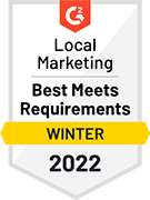 Best Meets Requirements in Local Marketing Software - 2022 - by software review platform G2