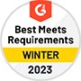 Best Meet Requirements in Local SEO - G2 Winter 2023 Report