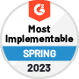 Most Implementable in Through Channel Marketing - G2 Spring 2023 Report